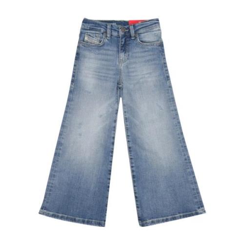 Denim Højtaljet Flared Leg Jeans