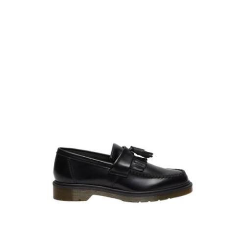 Sort Casual Læder Dames Loafers