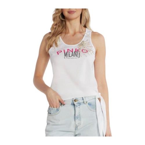 Hvid Jersey Tank Top Lesina