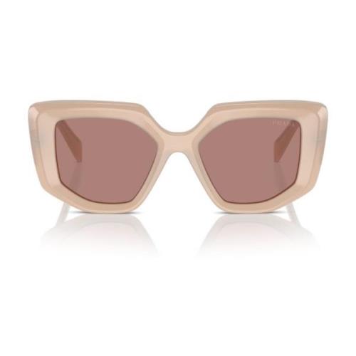 Opal Pink Solbriller Uregelmæssig Form