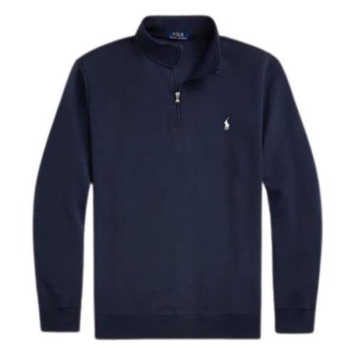 Navy Half Zip Sweatshirt