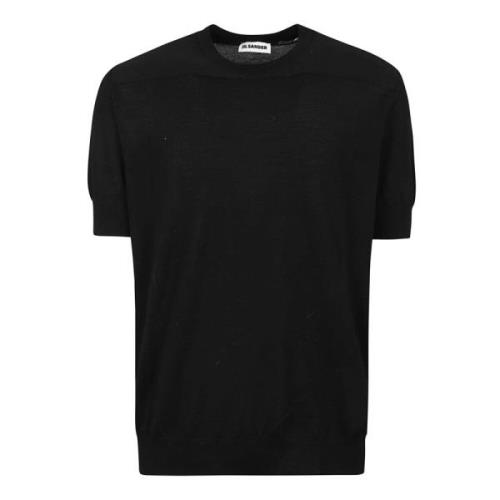 Sort Uld T-Shirt Crew Neck