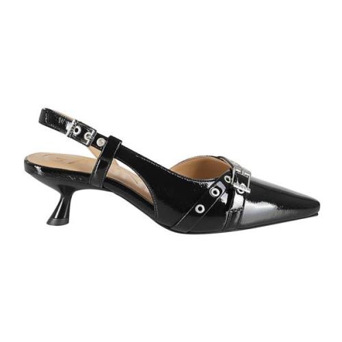 Åben Kitten Heel Pump