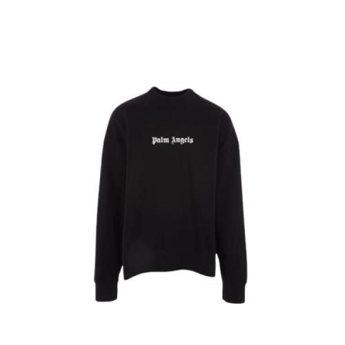 Sort Bomuld Logo Sweater