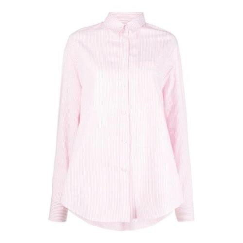 Stribet Pink Skjorte