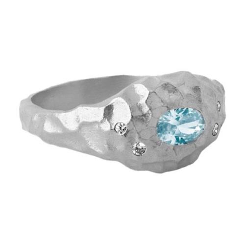 Krystal Sølv Ring