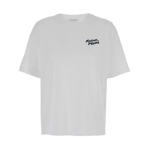 Hvid Håndskrift Logo T-shirt