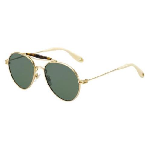 Stilfulde solbriller med grønne linser