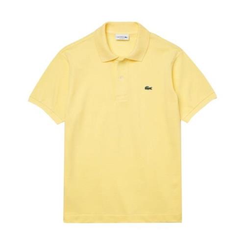 Gul Polo Shirt Ribbet Krave