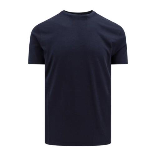 Blå Crew-neck T-shirt med Logo
