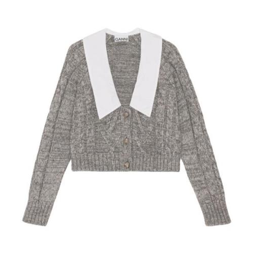 Kontrastkrave Kabelstrik Cardigan