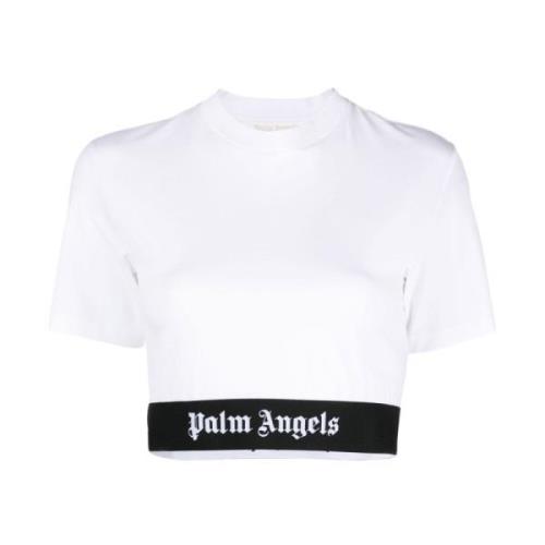 Logo Tape T-shirts og Polos Hvid