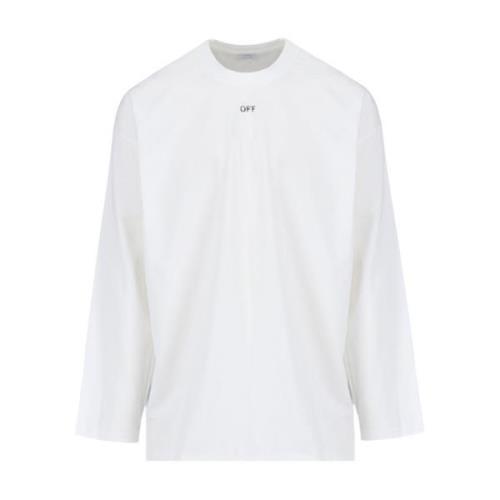 Hvid Logo T-shirt og Polo