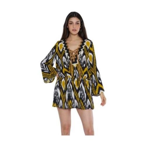 Zig Zag Lurex Kaftan