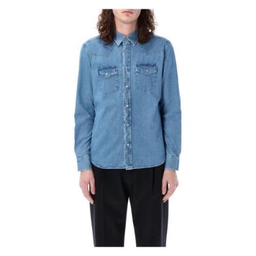 Denim Casual Skjorte Indigo SS24