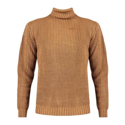 Enkel Sweater med Ribbed Finish