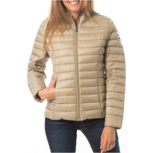 Stilfuld Puffer Jakke - Beige