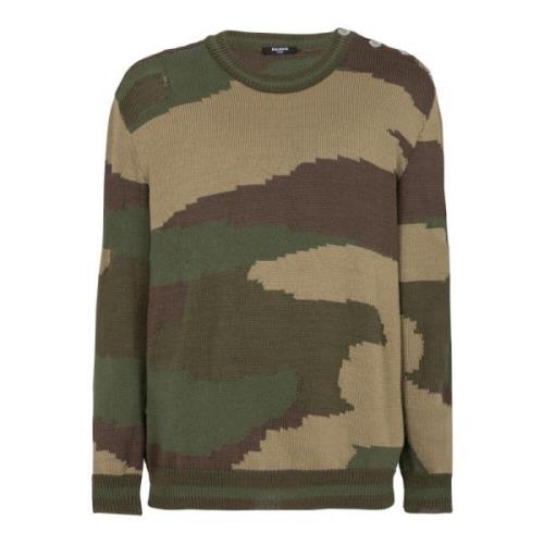Uld camouflage sweater