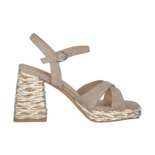 Krydset Blokhæl Sandal