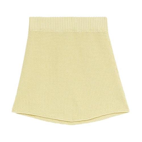 Cotton-Knit Mini Skirt