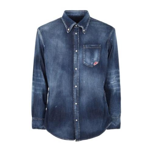 70`ers Leaf Denim Skjorte