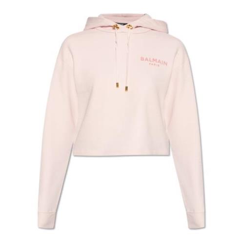 Sweatshirt med logo