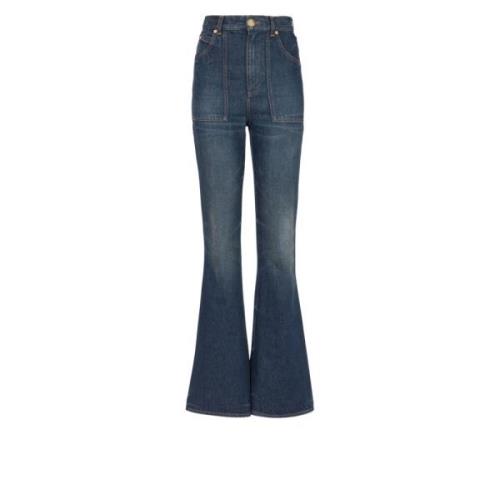 Vintage flared denim jeans