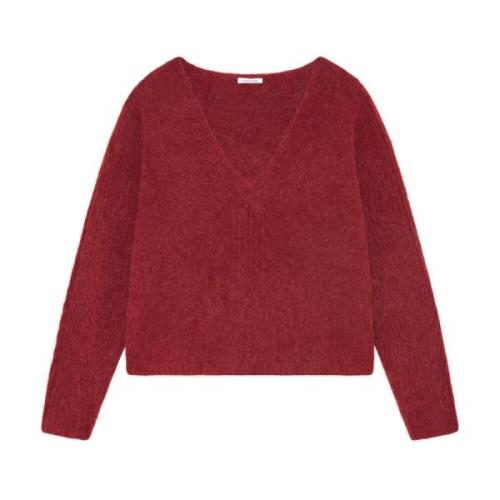 STRIK Alpaca-blend sweater med V-hals