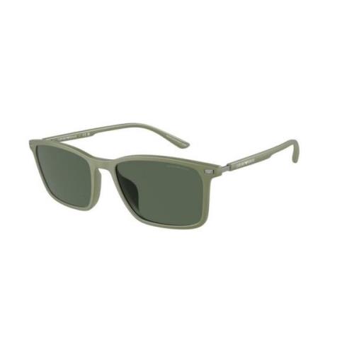 Grønne solbriller med mørke linser