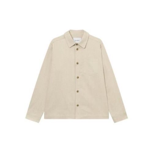 Casual Slub Twill Overshirt