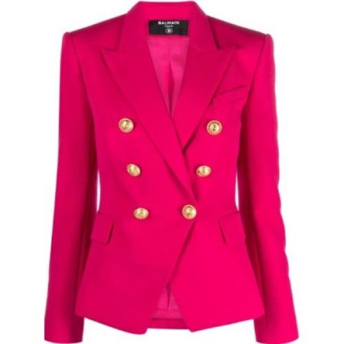 Fuchsia Jakker til Stilfulde Outfits