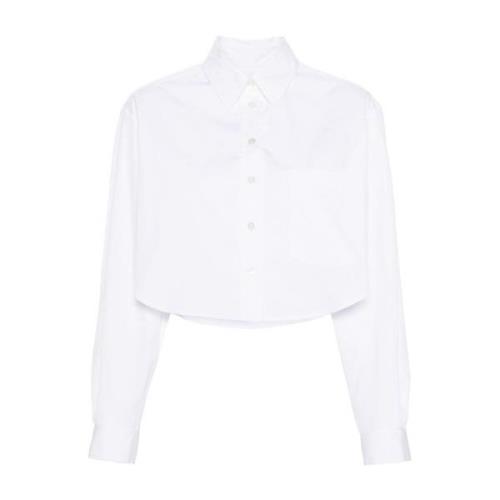 Hvid Poplin Klassisk Skjorte