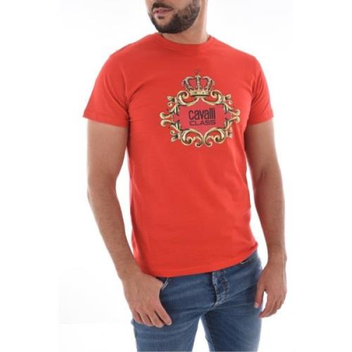 Rød Logo T-shirt 100% Bomuld