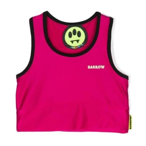 Fuchsia Tank Top med Logo