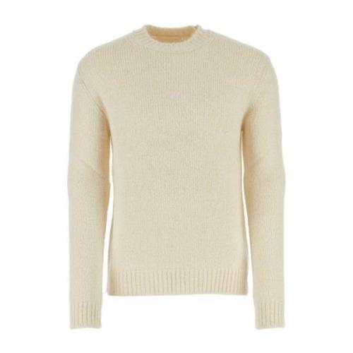Alpaca Blend Ivory Sweater