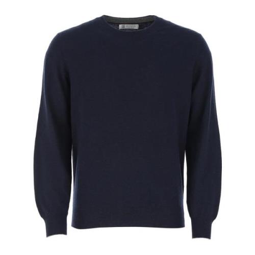 Mørkeblå Cashmere Sweater