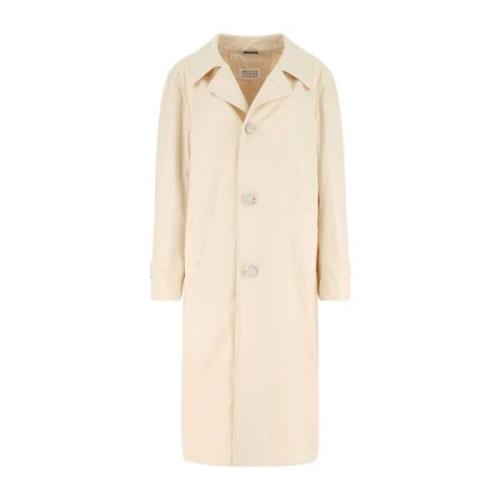 Sand Bomuld Trench Coat