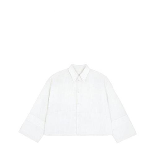 Eksklusiv Hvid Skjorte med Bred Manchet