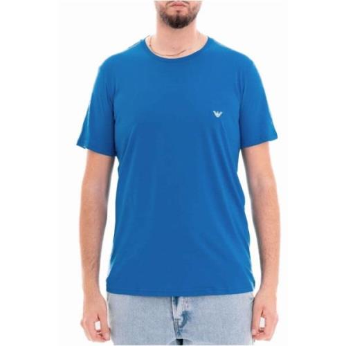 Basis Bomuld T-Shirt - Blå