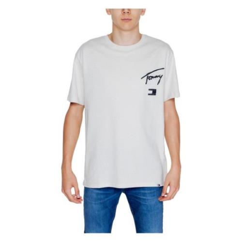 Graffiti Signature T-Shirt Mænd Efterår/Vinter