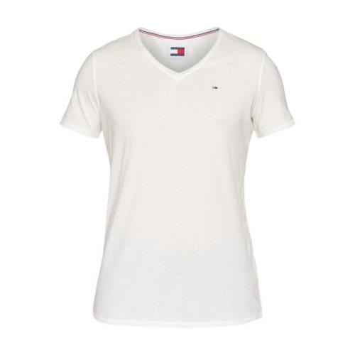 Basis V-hals T-shirt - Hvid