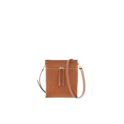 Inro Crossbody Kamel Læder Taske