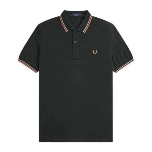 Slim Fit Twin Tipped Polo Night Green