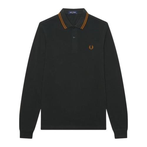 Langærmet Twin Tipped Polo Natgrøn