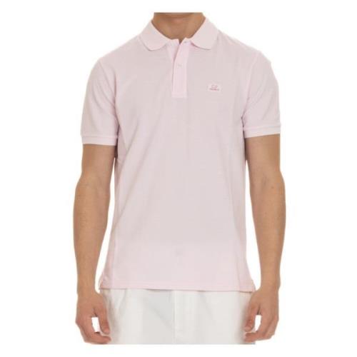 Pink Polo Shirt Logo Bryst