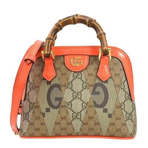 Pre-owned Canvas gucci-tasker