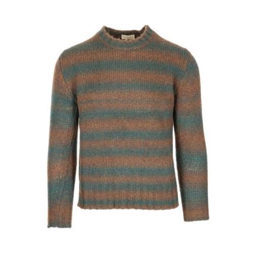 Stribet Alpaka Sweater