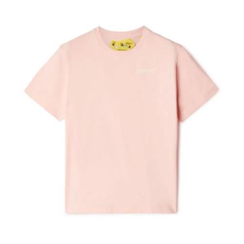 Børn Pink T-shirt med Logo Print