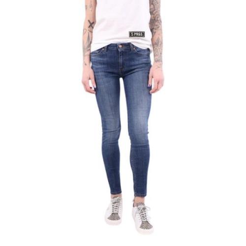 Slim Fit Denim Jeans - Blå