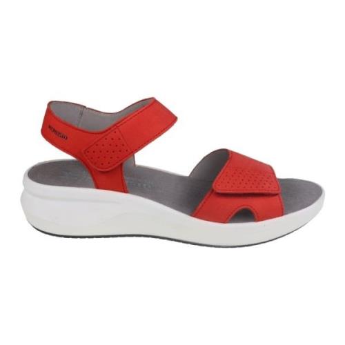 Rød Slip-On Sandal med SOFT-AIR Mellemsål